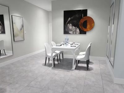 Natural stone tile restoration result